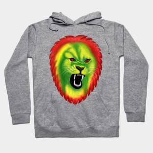 Reggae Rasta Colors Lion Gift Hoodie